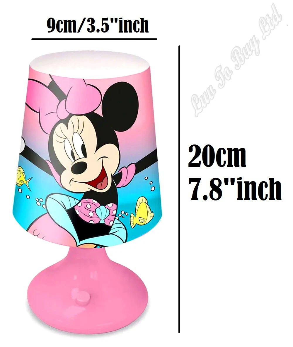 Disney Minnie Mouse Table Desk Lamp Bedroom Night Light Official Licenced