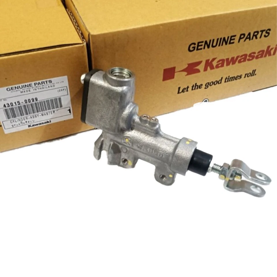 Bomba de freio traseira Kawasaki KLX 140 cilindro mestre conjunto PN: 43015-0099 - Imagem 3 de 4