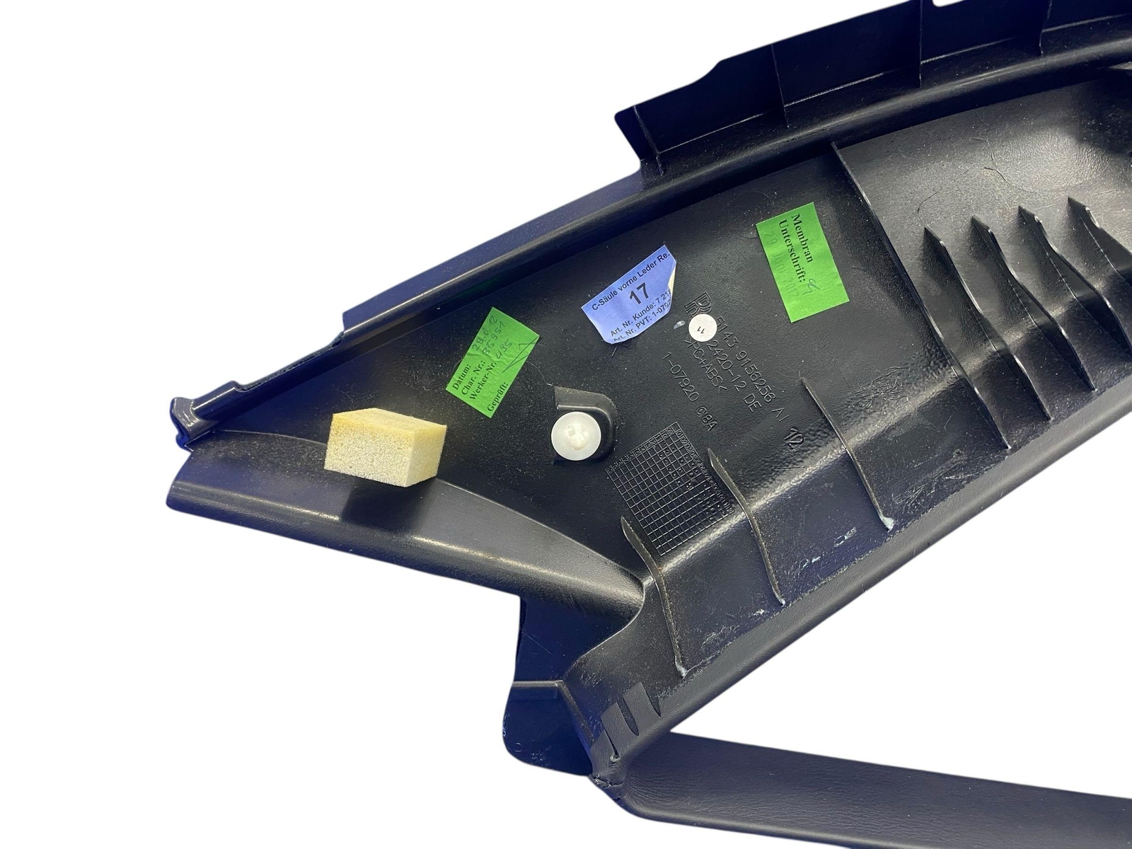2009-2014 ROLLS ROYCE GHOST REAR RIGHT C PILLAR TRIM COVER PANEL BLACK 9156256