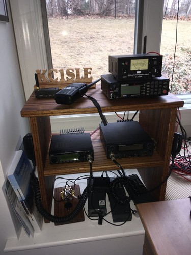 HANDCRAFTED OAK AMATEUR RADIO, HAM CALL SIGN-by KC0SDV- FREE SHIPPING - Picture 7 of 9