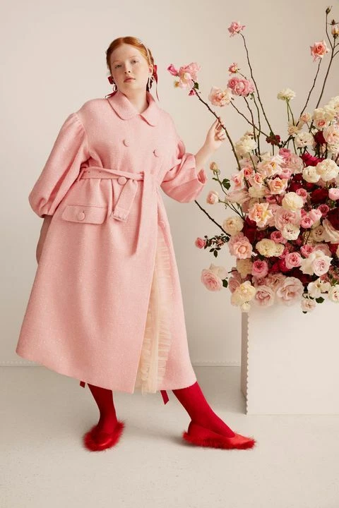 Simone Rocha x H M NEW SOLD OUT TWEED TINSEL DETAIL COAT SIZE M BNWT