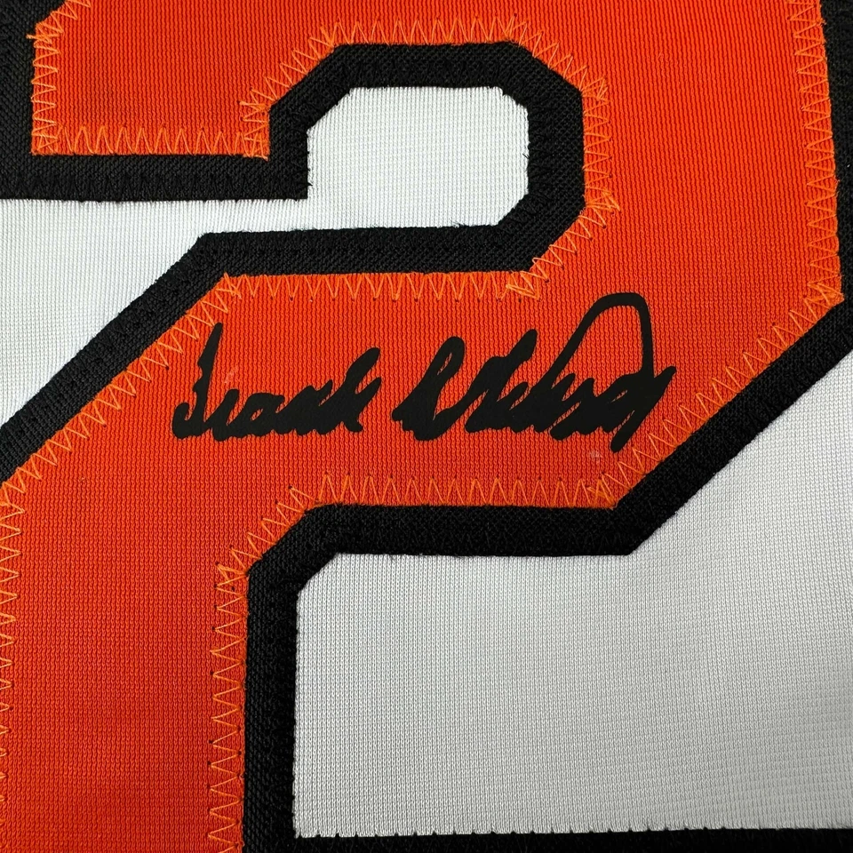 Camiseta deportiva autografiada facsímil Frank Robinson Baltimore blanca reimpresión para hombre XL Foto 2 de 4
