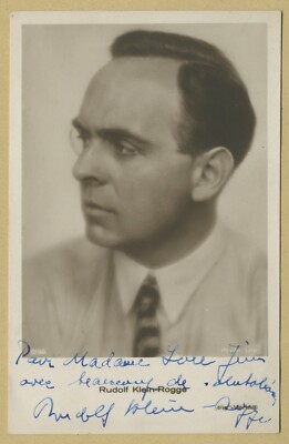 Rudolf Klein-Rogge (1885-1955) - German actor - Rare signed photo - 30s
