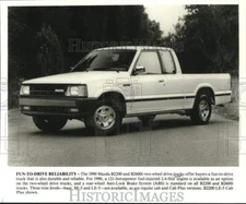 Press Photo 1990 Mazda B2200 LE-5 Cab Plus truck - tup27463