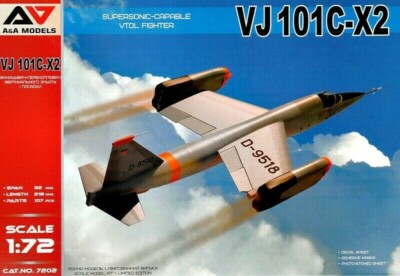 1/72 A&A Models AAM 7202 VJ 101C-X2 Supersonic-capable VTOL fighter