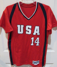 2008 Katie Smith Women's Olympic Team Basketball Warmup Shooting shirt Small
