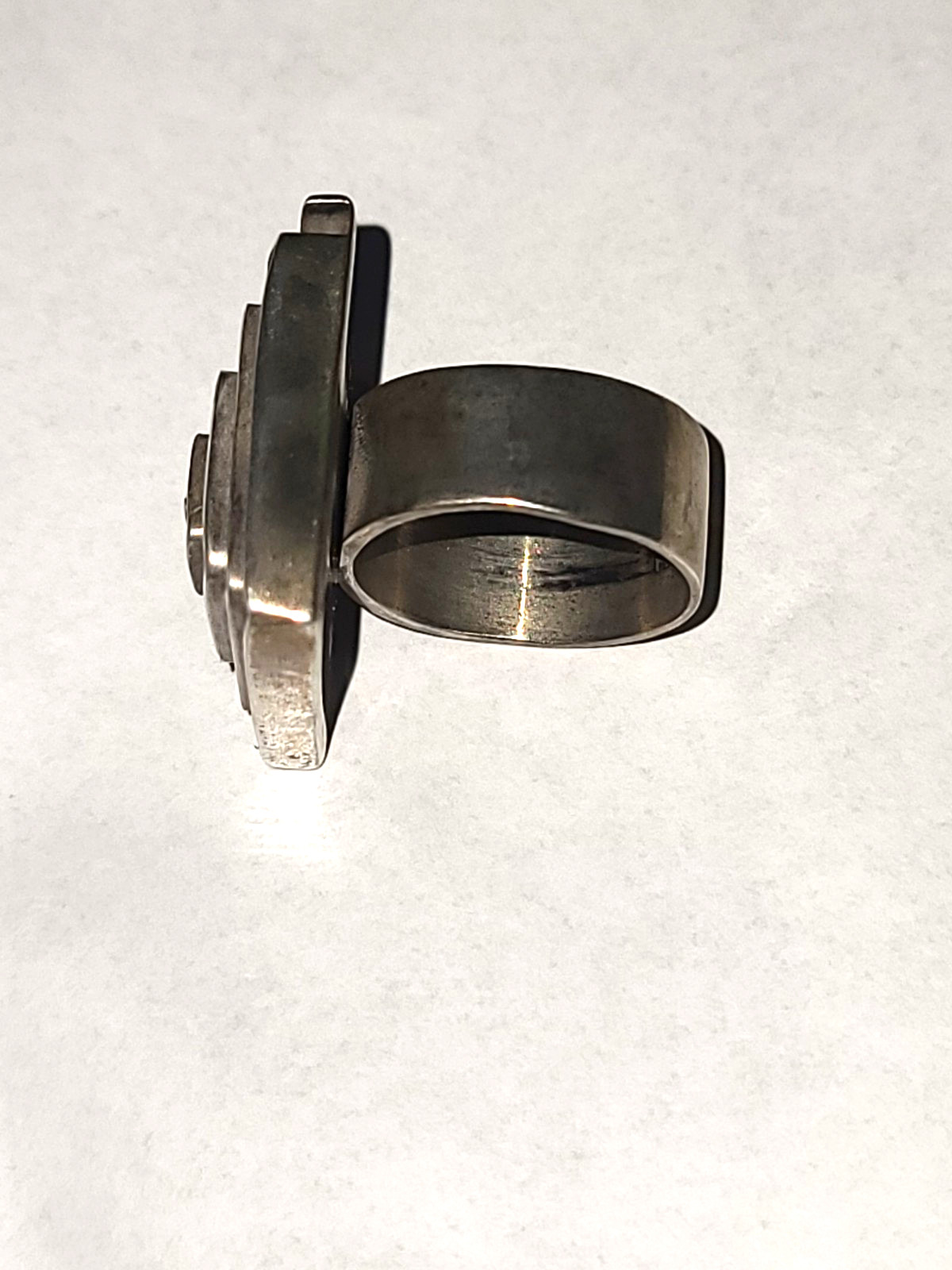 Genuine Sterling Silver Ring Solid 925 Spiral Han… - image 6