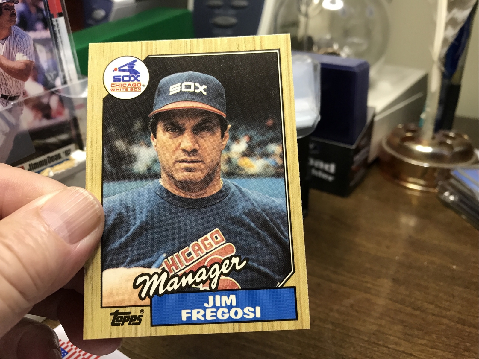1987 Topps Tiffany Parallel # 318 JIM FREGOSI