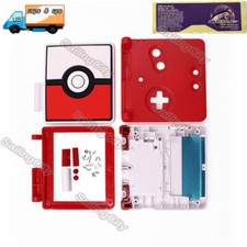 For Nintendo Game Boy Advance SP GBA SP 3D Pokeball Housing Shell Case W/ button