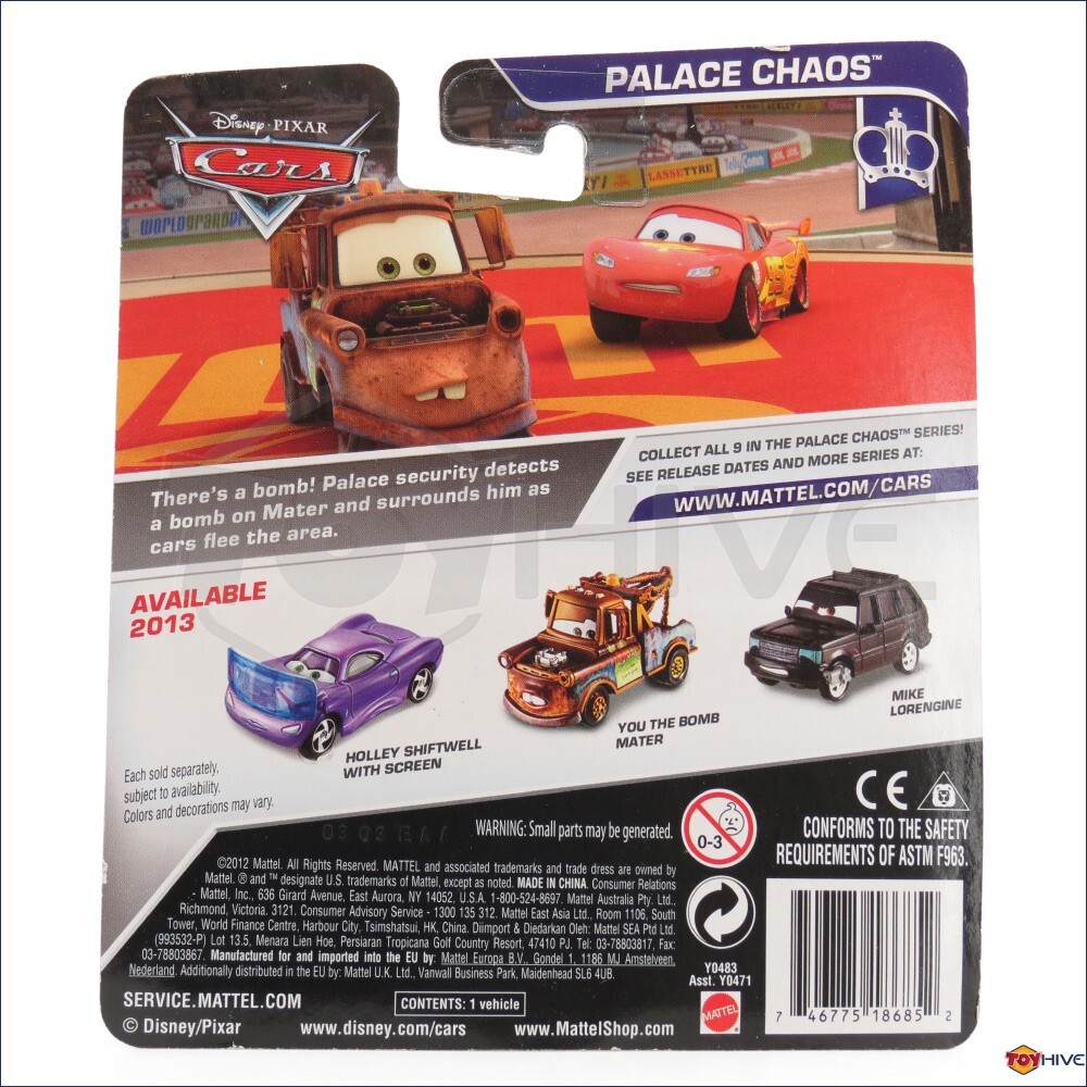 Disney Pixar Cars 2 Mike Lorengine from the Palace Chaos