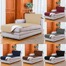 Subrtex Sofa Cover Chaise Reversible Furniture Protector Slipcover Couch Pet