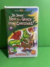 Dr Seuss How the Grinch Stole Christmas VHS 2000 New FACTORY SEALED New