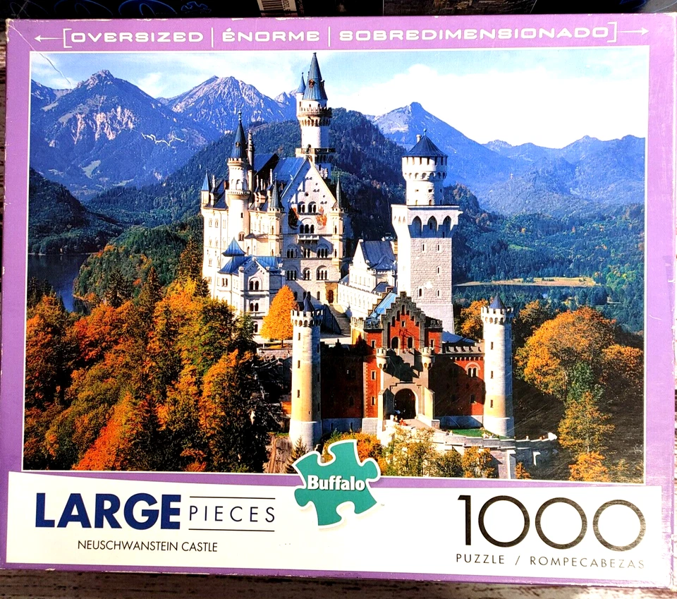 Neuschwanstein Castle Lot of 3 Puzzles. 2 X 2000 Pc and 1 X 1000 Pc. (Buffalo) - Image 4 of 4
