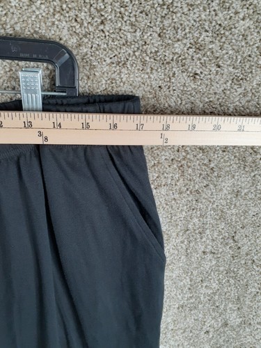 Woman Within Knit Pull On Pant 1X (22/24) Plus Black Pockets High Rise Stretch - Picture 7 of 11