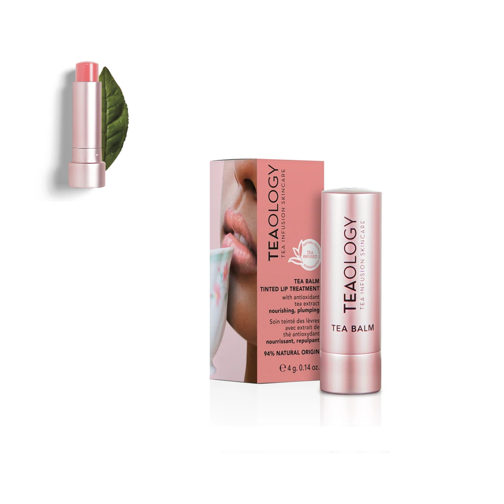 TEAOLOGY SKINCARE TEA BALM TRATTAMENTO LABBRA COLORATO IN STICK 4g PEACH TEA