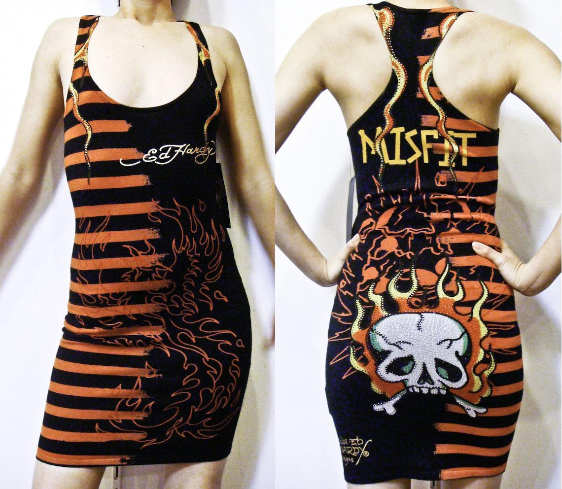 NWT Authentic Ed Hardy Dresses - XS S M L - Maxi, Mini, Knit