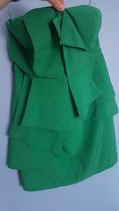 green christmas party dress
