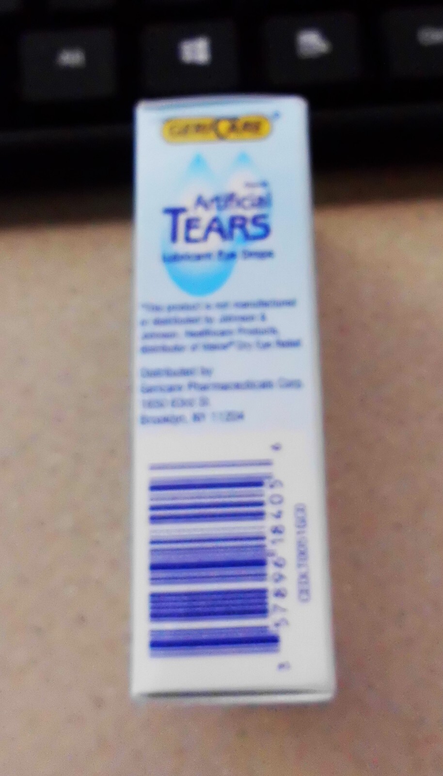 GERICARE Sterile Artificial Tears Lubricant Eye Drops 15 ml Exp 07/2024