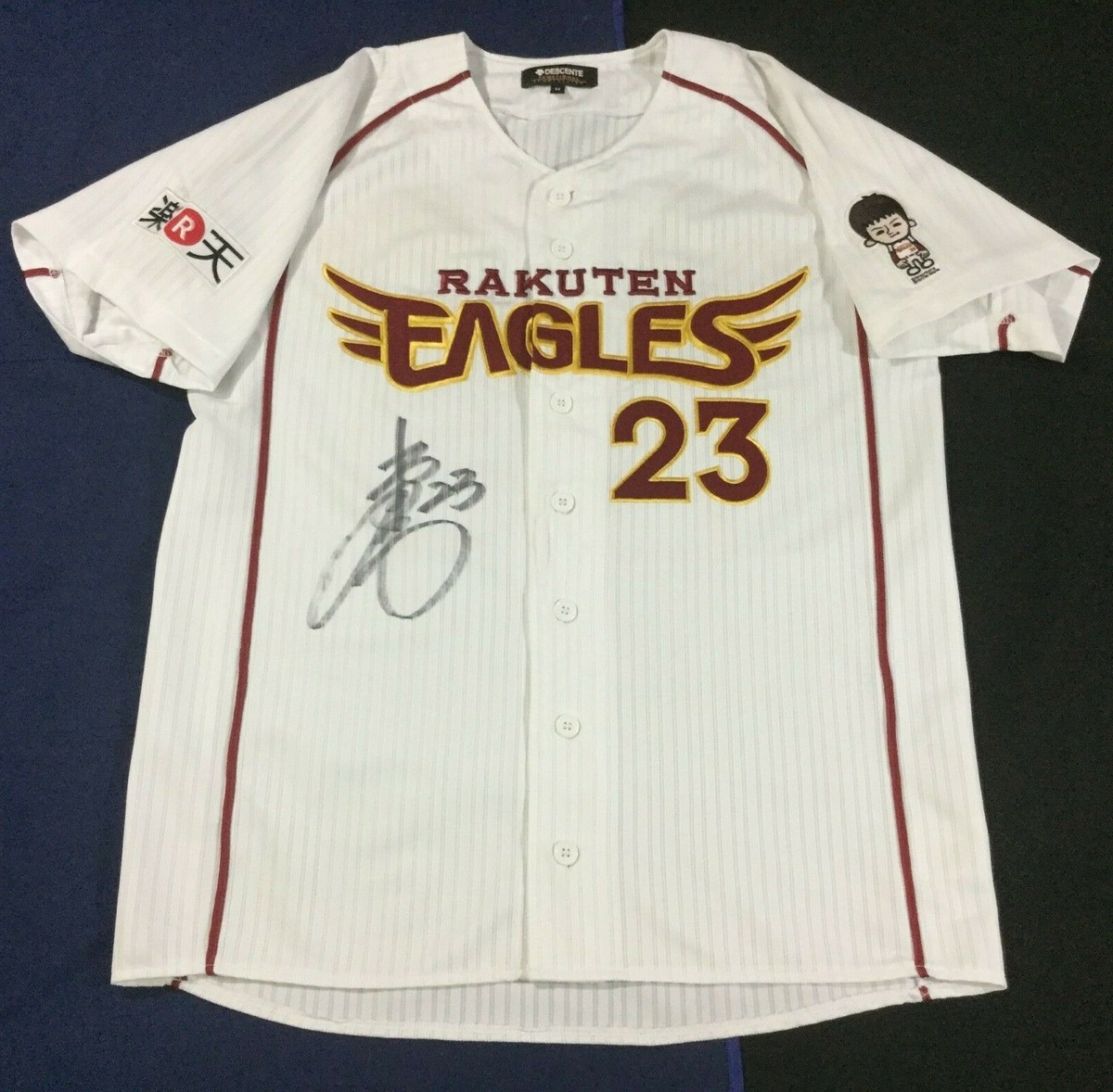 Rakuten Golden Eagles Ryo Hijirisawa #23 Baseball Desecnte Jersey