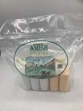 Amish Country Bar Soap (Pack of 5) HUGE 7 oz Bars (5 Bars Total) New farms