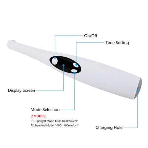 USA Dental Curing Light Resin Cure Lamp LED Wireless Cordless Hygienic LED.B/LV3 - Picture 16 of 17