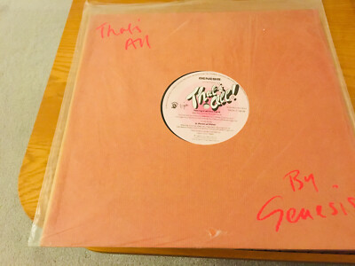 Genesis That s All  12  single 1983 featuring extended version of Firth of Fifth