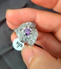 Hypoallergenic White Gold Plated Stainless Steel Fashion Ring Cubic Zirconia 7 — photo 3