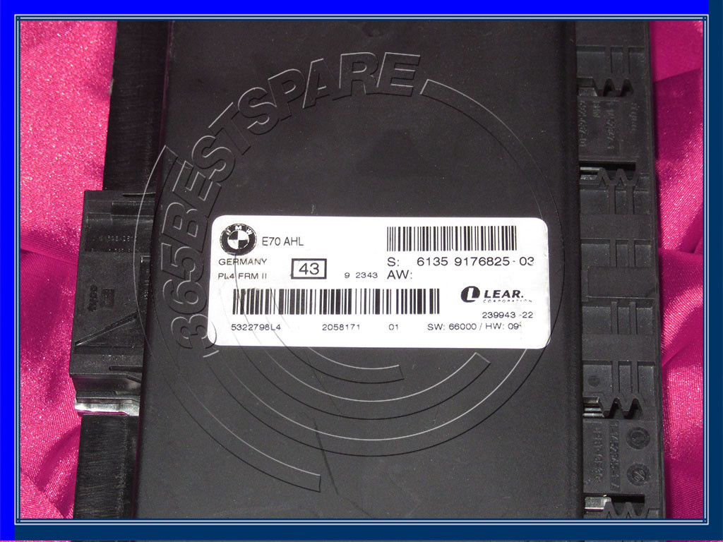 BMW X5'ies E70 FRM2 ADAPTIVE HEADLIGHT CONTROL FOOTWELL UNIT FRM II AHL