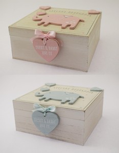 Nouveau Bebe Garcon Fille En Bois Souvenirs Souvenir Memoire Boite Style Vintage Nouveau Ne Cadeau Ebay