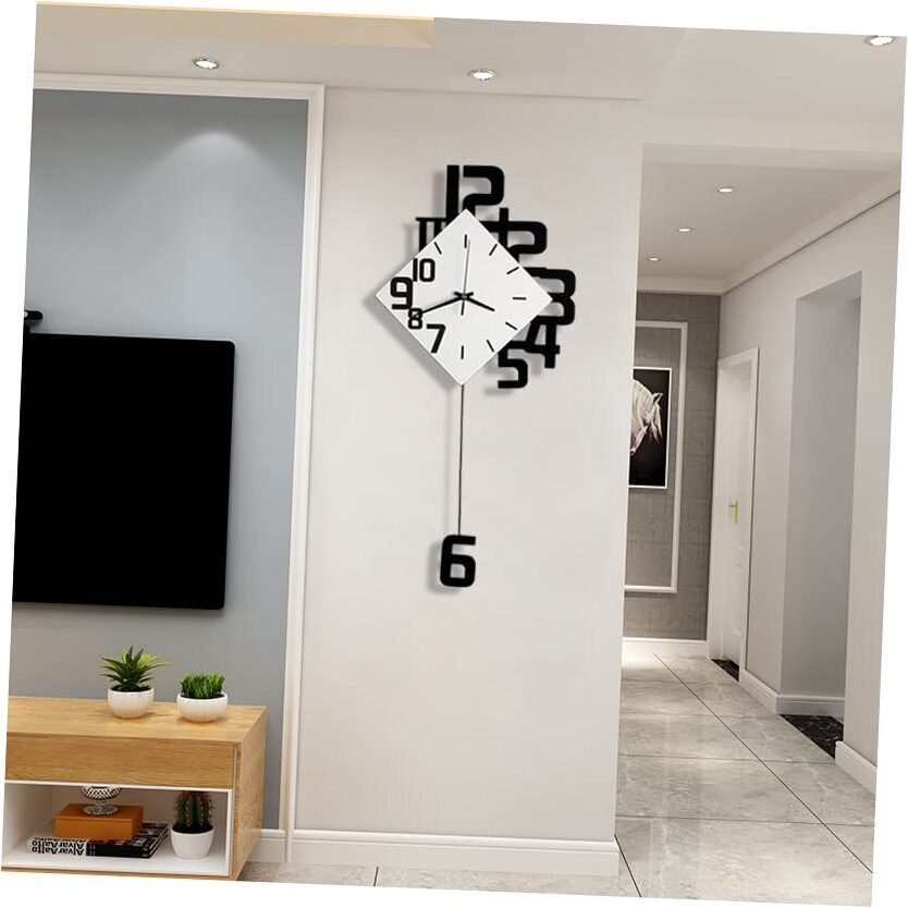 Decorative Wall Clock for Living Room Decor, Large Modern Wall Clocks with