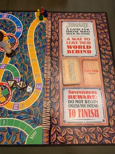 Vintage 2005 Jumanji Board Game, Milton Bradley Incomplete See Description - Picture 2 of 7