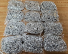 Lot 144 Silver Faux Pearls Strands 3mm x 6mm Oval Rice Plastic String Beads 60"