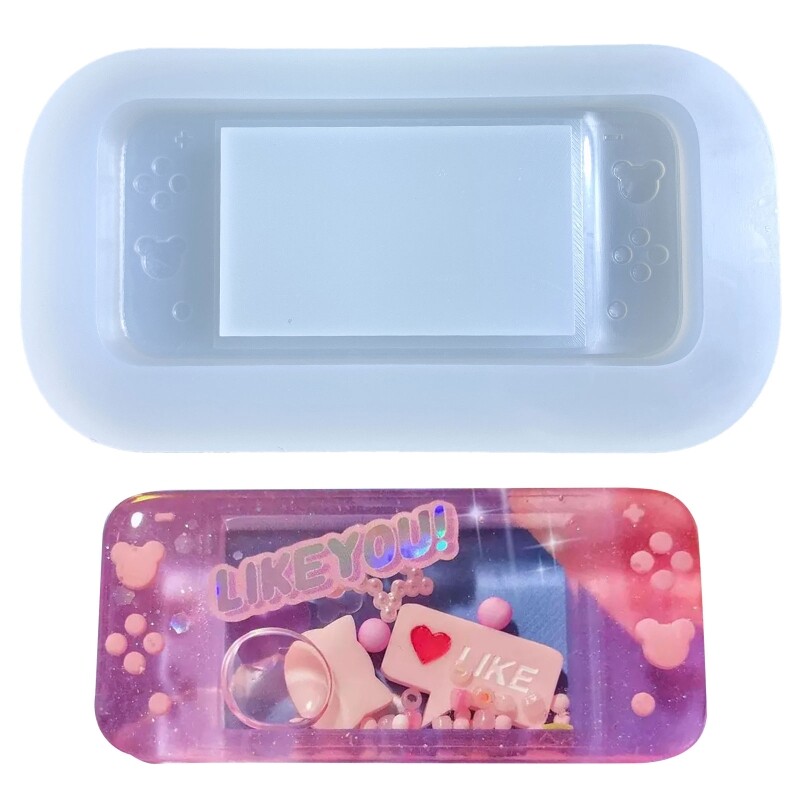 Resin Casting Molds,Resin Art Shaker Mold,Crystal Silicone Hollow Mold