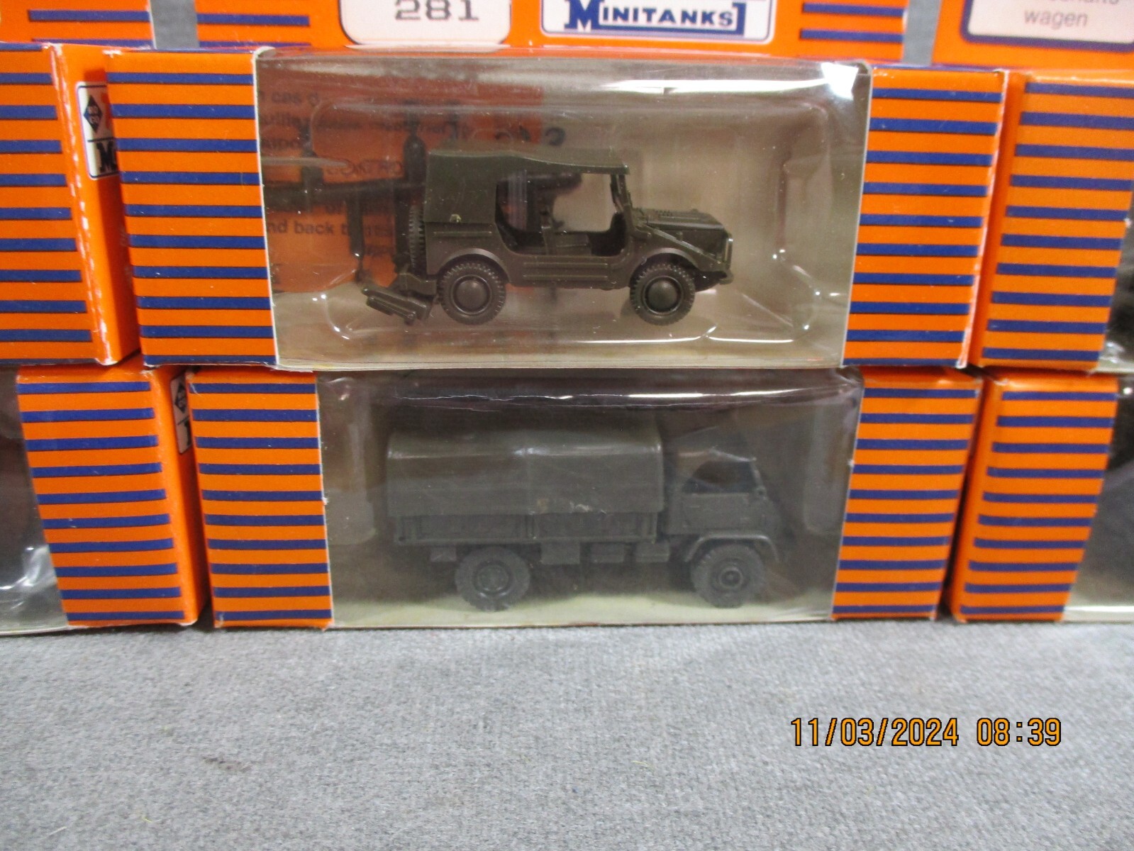 Roco Minitanks Spur H0 Militär Fahrzeuge Set 8teilig in OVP R259 eBay