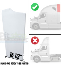 Freightliner Cascadia 2008-2024 Behind Cab Cabin Fairing Extension Upper Left