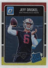 2016 Donruss Optic Rated Rookie Red & Yellow Jeff Driskel #174 1k9e