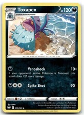 toxapex pokemon card value - 115/195 Colorless Artist Toxapex (Mega Rising #162/331, 2-Diamonds)