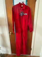 Lapco FR Red Flame Resistant Work Coveralls - Size Small Regular - ATPV 8.7