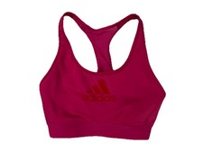ADIDAS Women's Don't Rest ASK Sports Bra XS Support Magenta Pink New