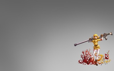 Anime hellsing seras Custom Gaming Mat Desk