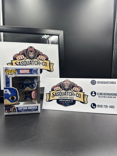 Funko Pop! Marvel: Captain America #1419 Item# 82497 w/ Protector