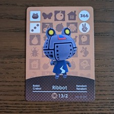 Nintendo Animal Crossing Ribbot amiibo Car...