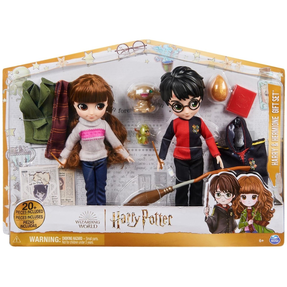 Wizarding World Harry Potter Inch Harry Hermione Dolls Gift Set