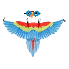 Girls Parrot Costume Performance Prop Bird Wing Kids Wings Shawl
