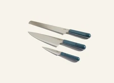 Our Place- Knife Trio (Set of 3)- Blue