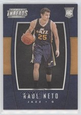 2015-16 Panini Threads Leather Rookies Raul Neto #242 9cr