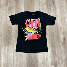 RARE Vintage 80s 90s Chevy Thunder Racing NASCAR T-Shirt Men's Sz M USA Made Blk