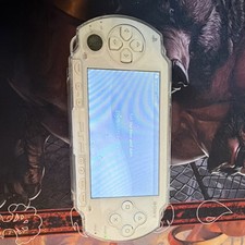Sony PSP 1000 White Handheld Console System With Case