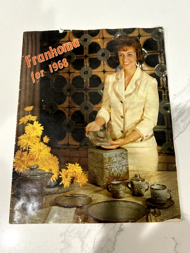 Vtg 1968 Frankoma Pottery Catalog - 60s Oklahoma - Lazybones Plainsman Westwind