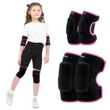 Knee Pads Elbow Pads Set for Kids, Youth Adjustable Knee Elbow Pads Protectiv...